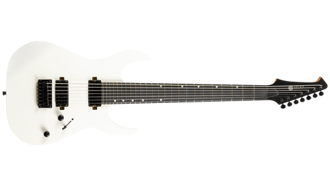 Spira S-407MWH 7 String Electric Guitar - Satin White