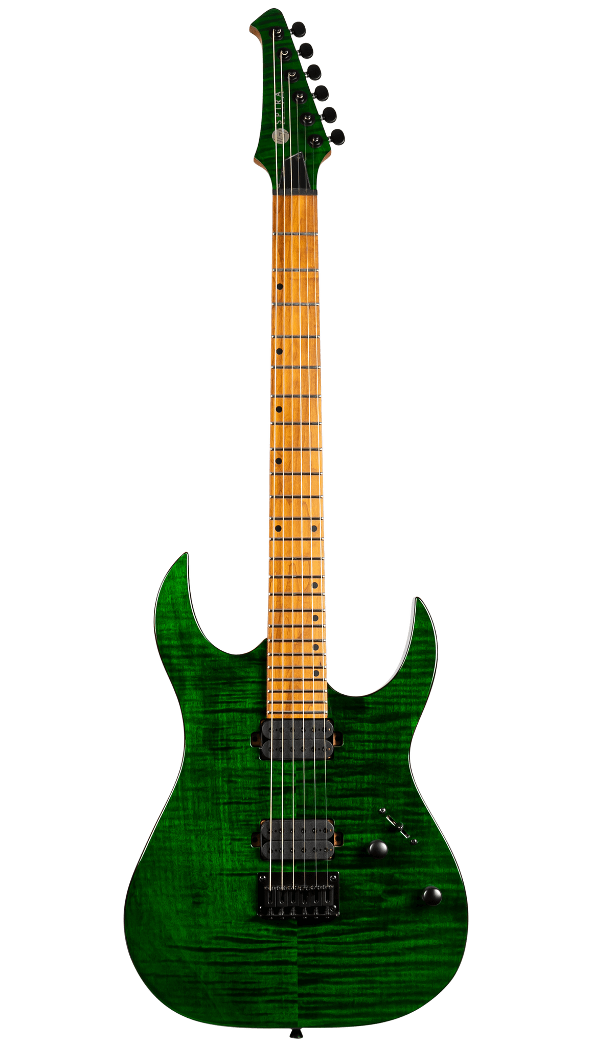 Spira S-450TGR Electric Guitar - Trans Green