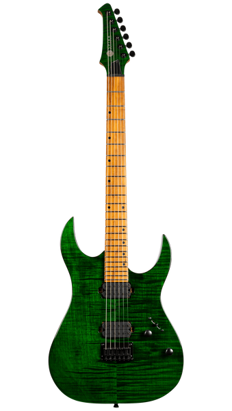 Spira S-450TGR Electric Guitar - Trans Green