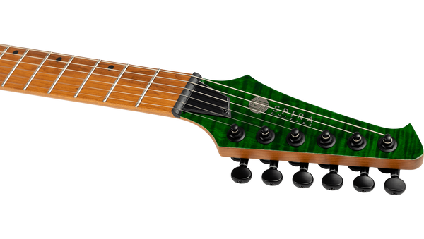 Spira S-450TGR Electric Guitar - Trans Green