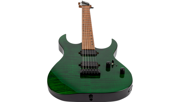 Spira S-450TGR Electric Guitar - Trans Green