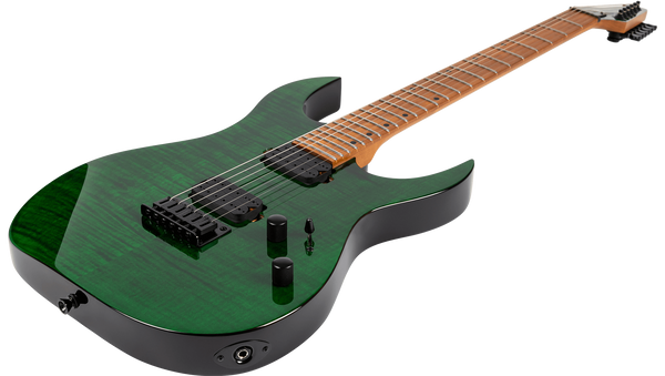 Spira S-450TGR Electric Guitar - Trans Green