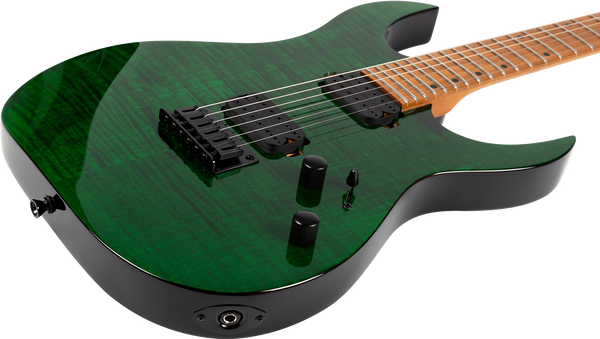 Spira S-450TGR Electric Guitar - Trans Green