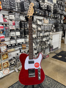 Squier Affinity Telecaster FMT SH - Crimson Red Transparent - B Stock