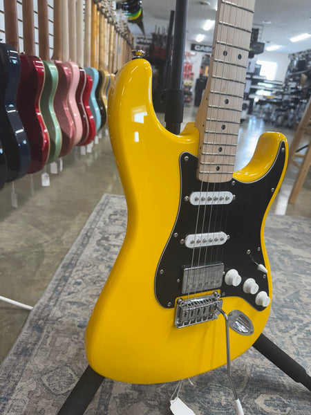 Squier FSR Affinity Series Stratocaster HSS with Maple Fretboard - Graffiti Yellow - B Stock