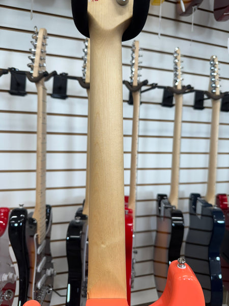 Squier Mini Stratocaster Electric Guitar - Tahitian Coral - B Stock