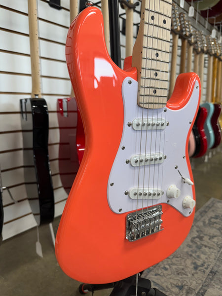 Squier Mini Stratocaster Electric Guitar - Tahitian Coral - B Stock