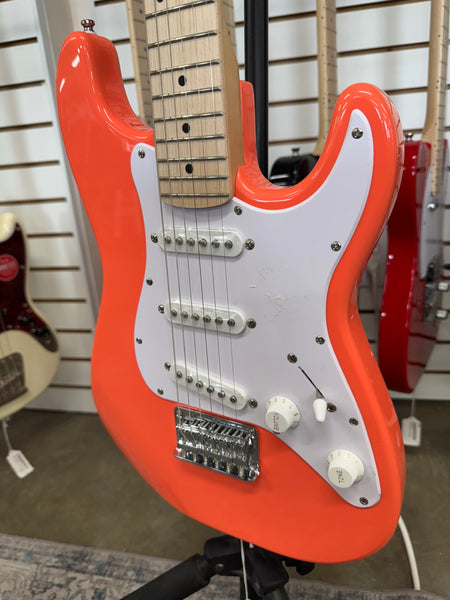 Squier Mini Stratocaster Electric Guitar - Tahitian Coral - B Stock