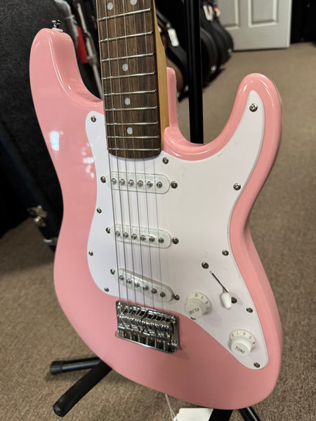Squier Mini Stratocaster with Laurel Fretboard - Shell Pink - B Stock