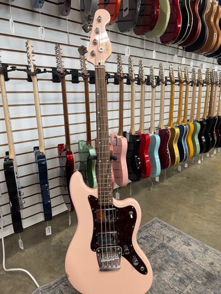 Squier Paranormal Rascal Bass HH - Shell Pink - B Stock