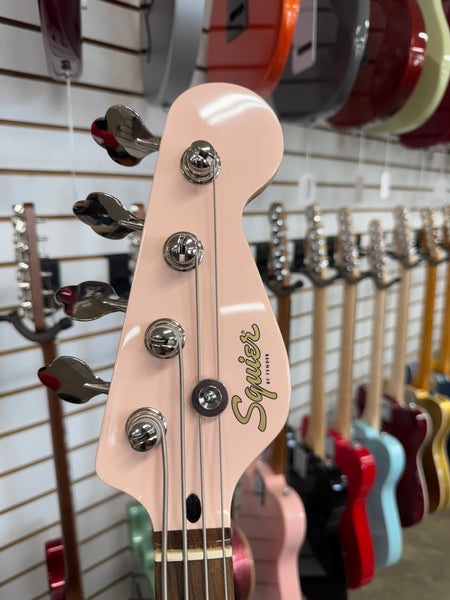 Squier Paranormal Rascal Bass HH - Shell Pink - B Stock