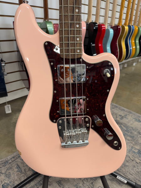 Squier Paranormal Rascal Bass HH - Shell Pink - B Stock