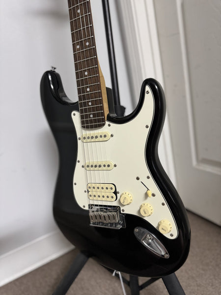 Squier Standard Stratocaster with Rosewood Fretboard - Black Metallic - Used