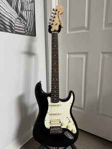Squier Standard Stratocaster with Rosewood Fretboard - Black Metallic - Used