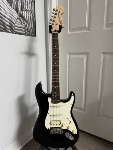 Squier Standard Stratocaster with Rosewood Fretboard - Black Metallic - Used