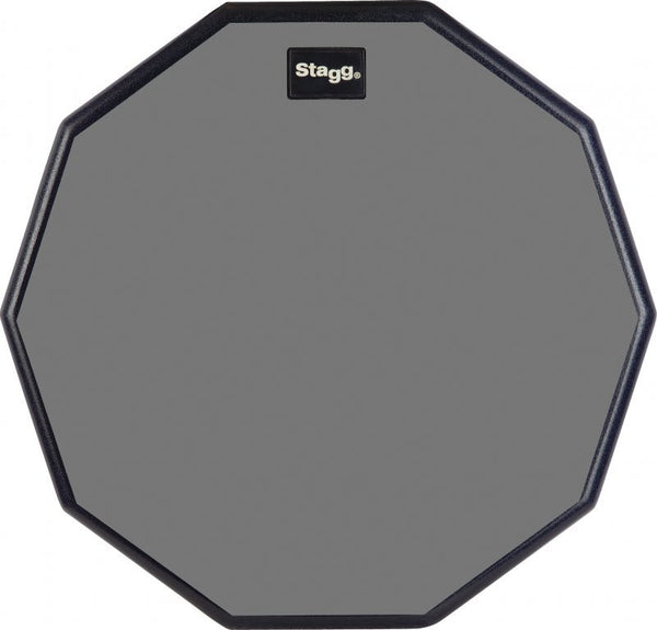 Stagg TD-12R 12" Desktop Practice Pad, 10 Sided Shape