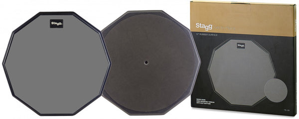 Stagg TD-12R 12" Desktop Practice Pad, 10 Sided Shape