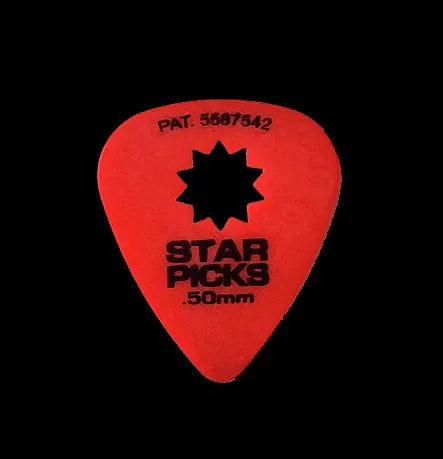 Star Picks .50mm 12 Pack Red