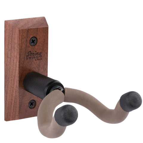 String Swing CC01KOAK Home and Studio Guitar Keeper Wall Mount