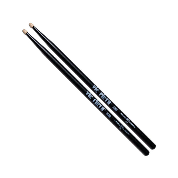 Vic Firth 5AB American Classic 5A Drumsticks - Black