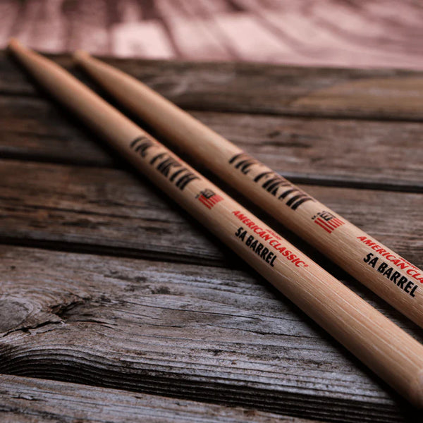 Vic Firth 5ABRL American Classic 5A Barrel Tip Drumsticks