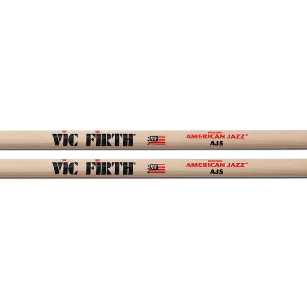 Vic Firth AJ5 American Jazz Hickory 5A Wood Drumsticks