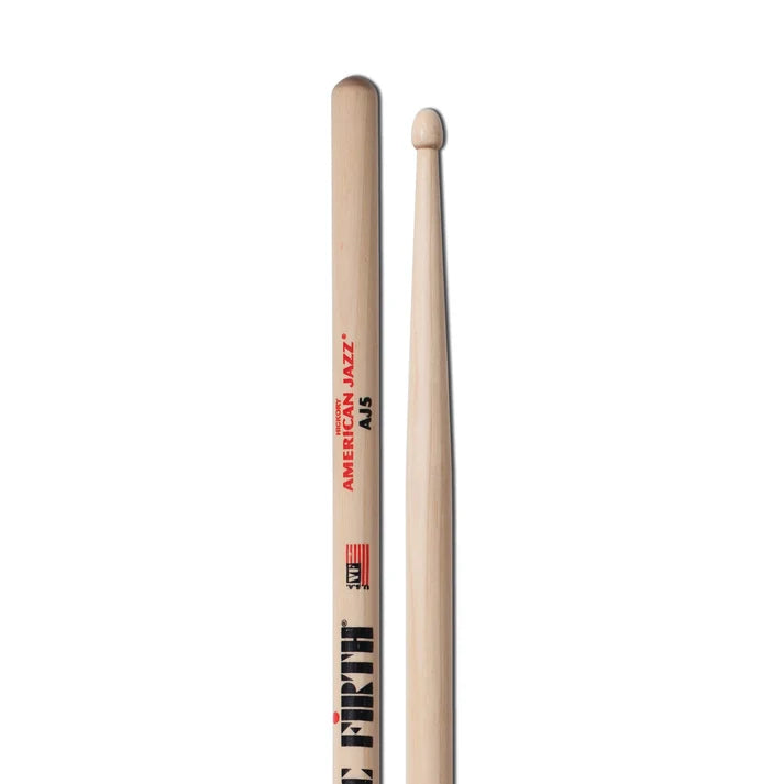 Vic Firth AJ5 American Jazz Hickory 5A Wood Drumsticks