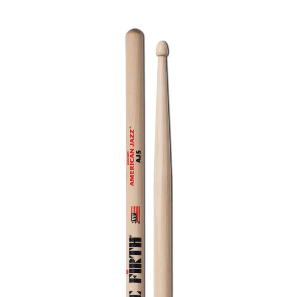 Vic Firth AJ5 American Jazz Hickory 5A Wood Drumsticks