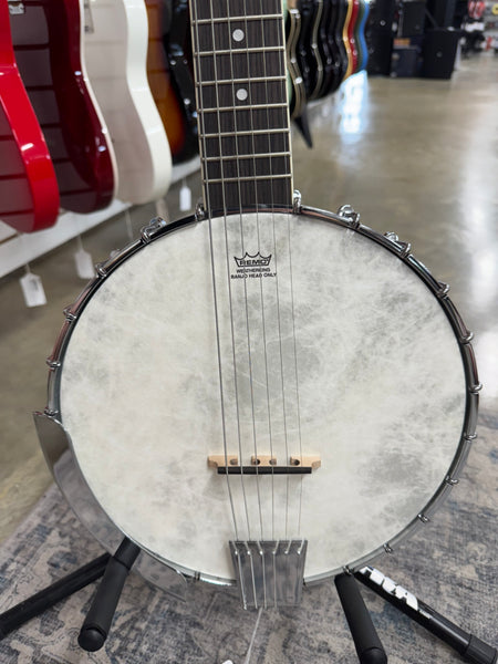 Washburn B6 Americana Series Open-Back 6-String Banjo - Natural Mahogany - B Stock (B)