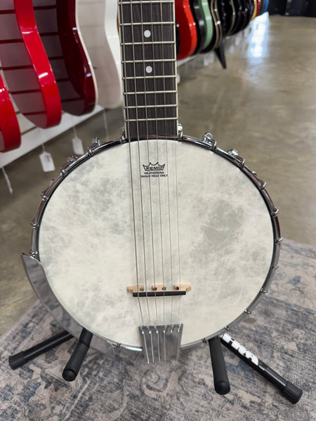 Washburn B6 Americana Series Open-Back 6-String Banjo - Natural Mahogany - B Stock (A)