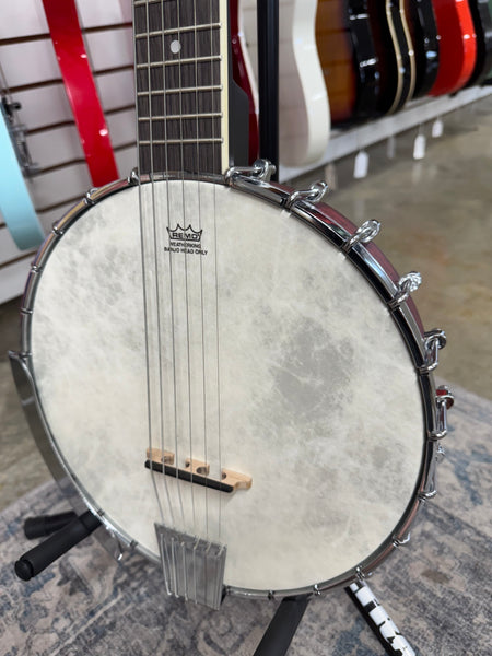 Washburn B6 Americana Series Open-Back 6-String Banjo - Natural Mahogany - B Stock (A)