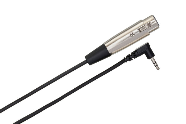 Hosa XVS-101F XLR3F to Right-angle 3.5 mm TRS