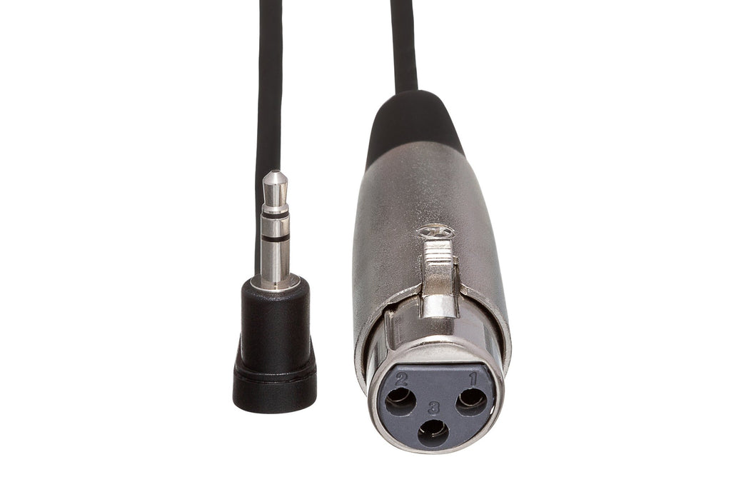 Hosa XVS-101F XLR3F to Right-angle 3.5 mm TRS