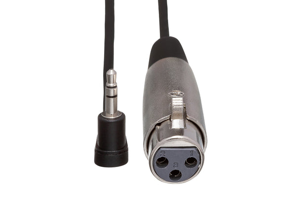 Hosa XVS-101F XLR3F to Right-angle 3.5 mm TRS
