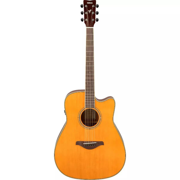 Yamaha FGC-TAVT TransAcoustic Acoustic-Electric Guitar - Vintage Tint