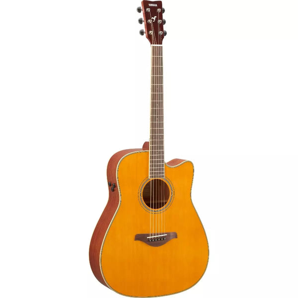 Yamaha FGC-TAVT TransAcoustic Acoustic-Electric Guitar - Vintage Tint