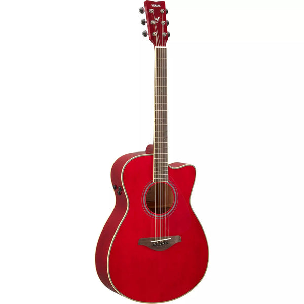 Yamaha FSC-TARR TransAcoustic Acoustic-Electric Guitar - Ruby Red