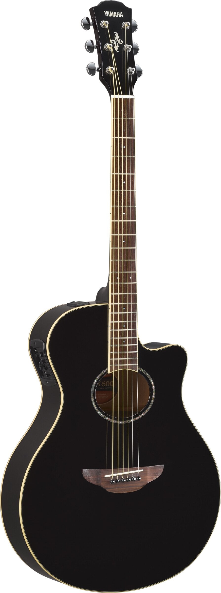 Yamaha APX600BL Thinline Acoustic-Electric Guitar - Black