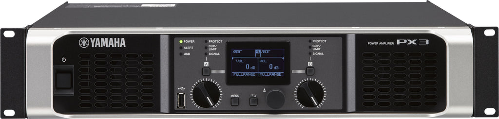 Yamaha PX3 2-Channel Power Amplifier with DSP - 500W x 2 at 4 Ohms
