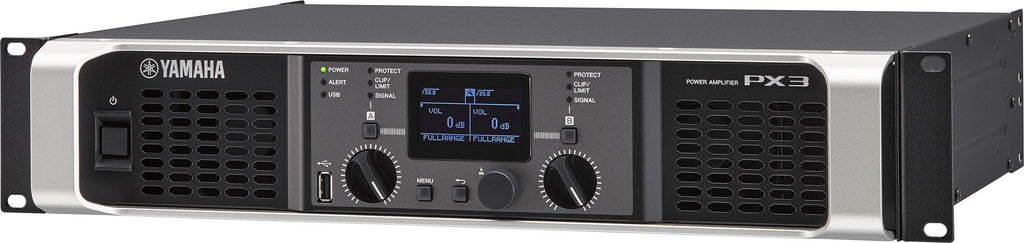 Yamaha PX3 2-Channel Power Amplifier with DSP - 500W x 2 at 4 Ohms