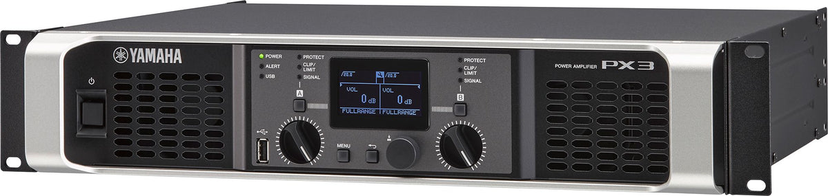 Yamaha PX3 2-Channel Power Amplifier with DSP - 500W x 2 at 4 Ohms