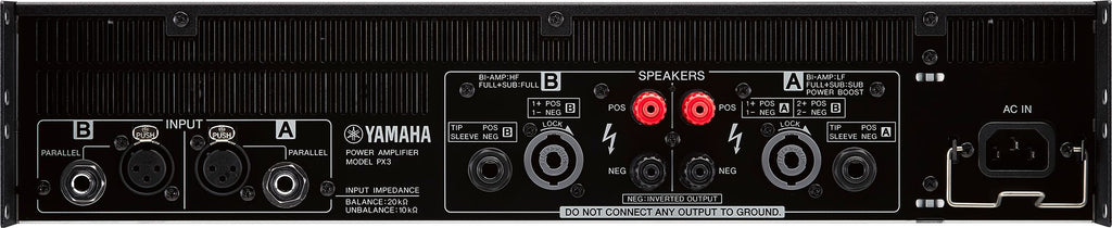 Yamaha PX3 2-Channel Power Amplifier with DSP - 500W x 2 at 4 Ohms