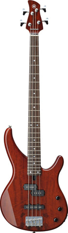 Yamaha TRBX174EWRB 4 String Electric Bass - Exotic Wood - Root Beer