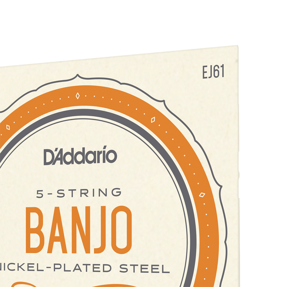 D'Addario EJ61 5-string banjo strings, medium 10-23 - view 5