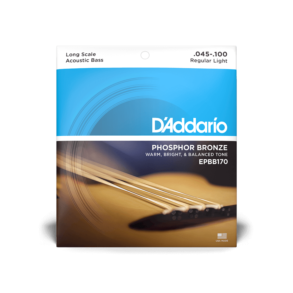 D'Addario EPBB170 phosphor bronze acoustic bass strings, 45-100, long scale - view 3