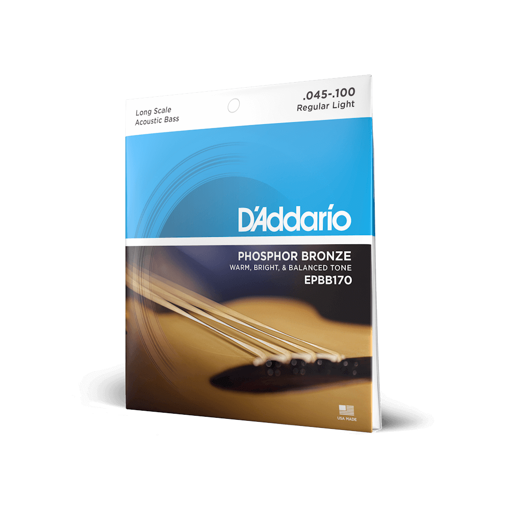 D'Addario EPBB170 phosphor bronze acoustic bass strings, 45-100, long scale - view 2
