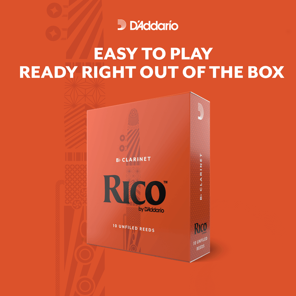 Rico RCA0125 Bb clarinet reed, strength 2.5 - view 3