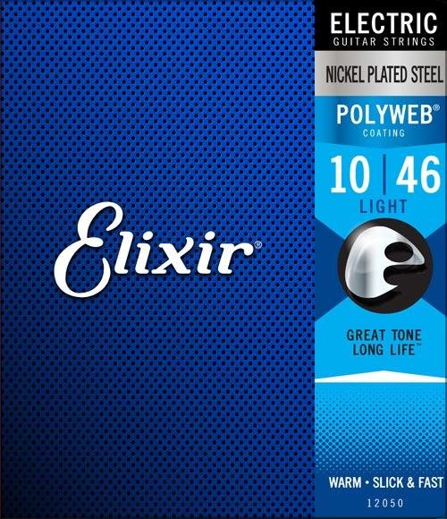 Elixir 12050 Polyweb Nickel Plated Steel Electric Guitar Strings - Light (10-46)