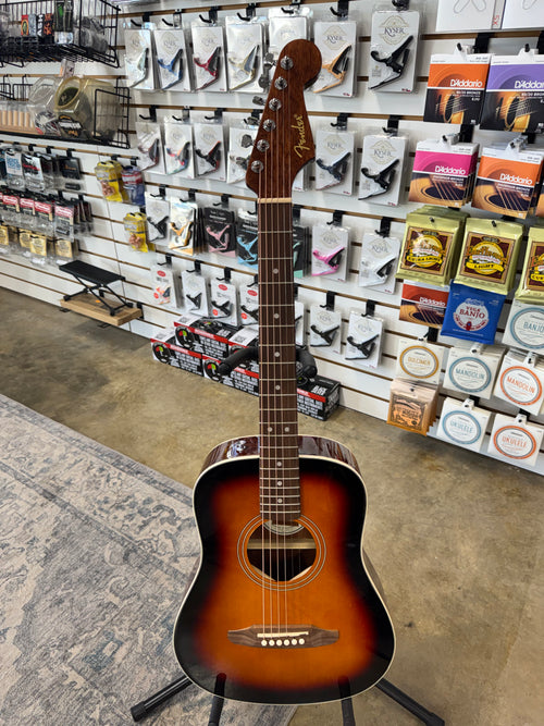 Fender California Standard Redondo Mini - 3-Color Sunburst - full front view - B-Stock at Pop's Music, Jackson TN