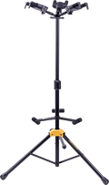 Hercules GS432B Auto Grip Triple Guitar Stand w/ Foldable Yoke